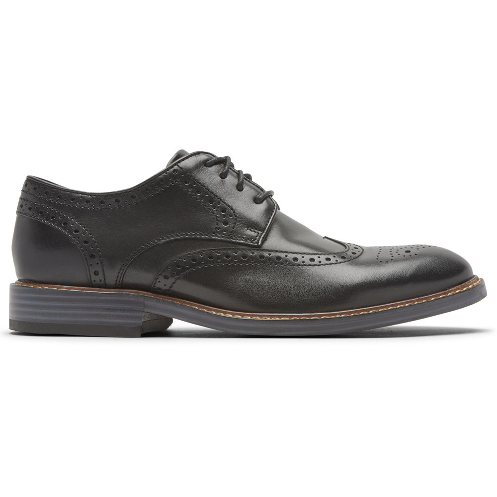 Rockport Snøre Sko Herre Svart - Kenton Wingtip - LNTU16708